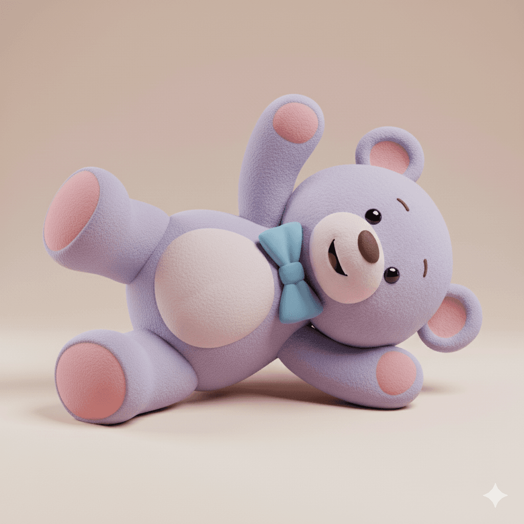 A majestic unicorn plush with a rainbow mane.